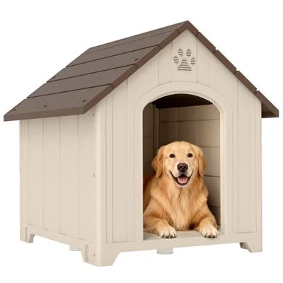 PawHut Caseta para Perro Beige