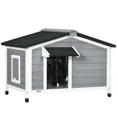 PawHut Caseta para Perro Gris