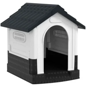 PawHut Caseta para Perro Gris Oscuro