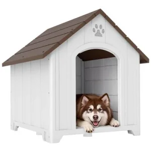 PawHut Caseta para Perro Marrón Oscuro