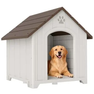 PawHut Caseta para Perro Marrón Oscuro