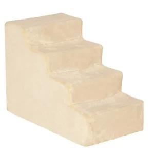 PawHut Escalera para Perro Beige