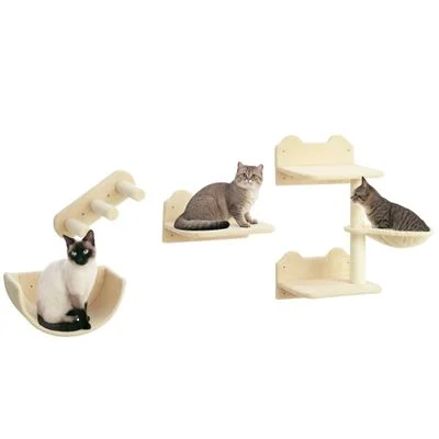 PawHut Estantes para Gato Beige