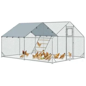 PawHut Gallinero para Exterior 300x400x195 cm