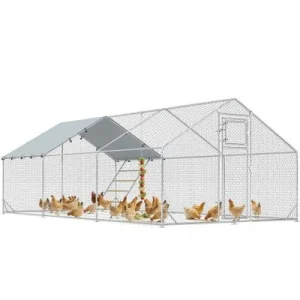PawHut Gallinero para Exterior 300x600x195 cm