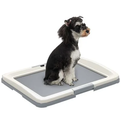 PawHut Inodoro para Perro 63x48.5x6 cm Gris 1 Article