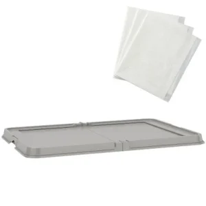 PawHut Inodoro para Perro 86x62x4.7 cm Gris 1 Article