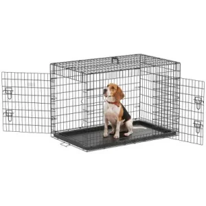 PawHut Jaula de Perro 106x71.5x76 cm Negro 1 Article