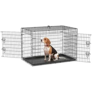 PawHut Jaula de Perro 90x57.5x62 cm Negro 1 Article