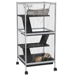 PawHut Jaula para Animale 52x52x113.5 cm Gris Claro 1 Article