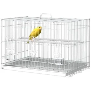 PawHut Jaula para Pájaro Blanco