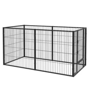 PawHut Parque para Mascota 150x79x81 cm Negro 1 Article