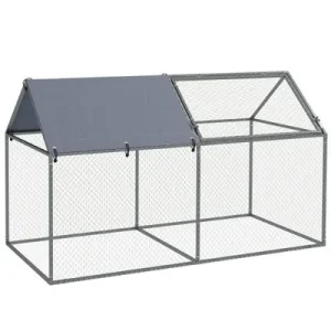 PawHut Parque para Mascota 198x100x120 cm Plata 1 Article