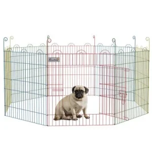 PawHut Parque para Perro 156x156x60 cm