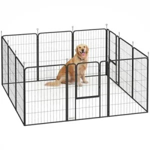 PawHut Parque para Perro 204x204x100 cm