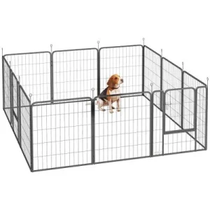 PawHut Parque para Perro 204x204x80 cm