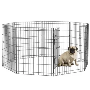 PawHut Parque para Perro 76x61 cm Negro 1 Article