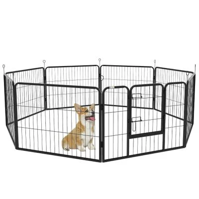 PawHut Parque para Perro 80x60 cm Negro 1 Article