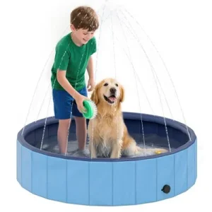 PawHut Piscina para Perro 120x120x30 cm