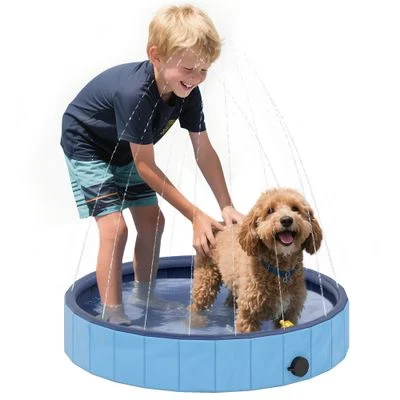 PawHut Piscina para Perro 80x80x20 cm
