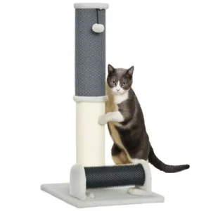 PawHut Rascador para Gato 40x48x85 cm Gris Claro 1 Article