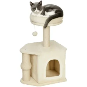 PawHut Rascador para Gato Beige