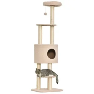 PawHut Rascador para Gato Beige