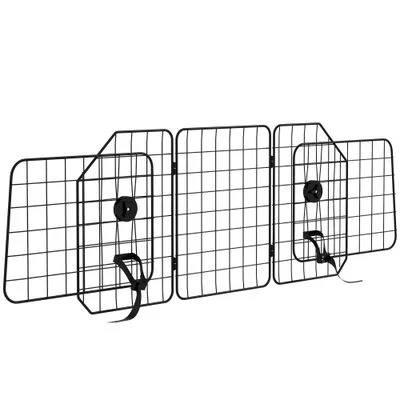 PawHut Separador para Perro 150x5x42 cm Negro 1 Article