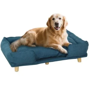 PawHut Sofá para Perro 96x66x24 cm Azul 1 Article