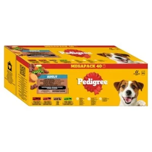 Pedigree bolsitas 40 x 100 g Selección de la tierra con verduras en salsa (4 variedades)