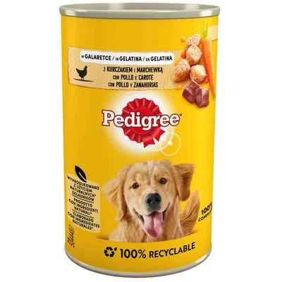 Pedigree Classic 24 x 400 g comida húmeda para perros Adult con pollo