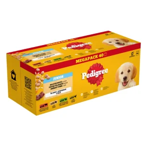 Pedigree Junior Selection en Sobres de Comida Húmeda en Gelatina