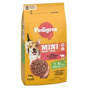 Pedigree Mini Adult <10kg con vacuno y verduras 1,4 kg