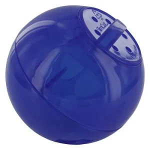 Pelota PetSafe SlimCat para rellenar con comida para gatos Azul