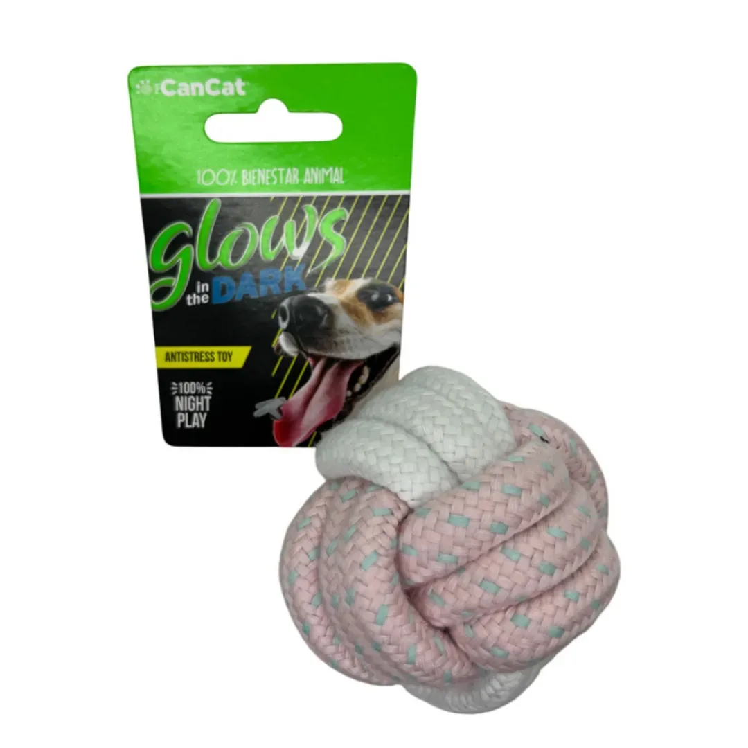 PELOTA TRENZA GLOW IN THE DARK CANCAT