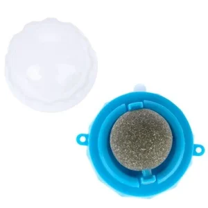Pelota zooplus Basics catnip 5 x 5 x 4 cm, azul