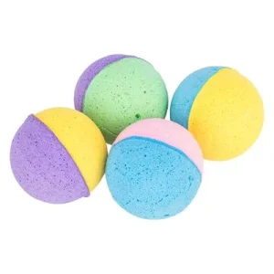 Pelotas de juguete suaves para gatos 4 unidades