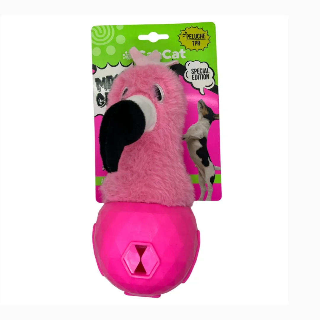 PELUCHE FLAMINGO PARA SNACKS CANCAT