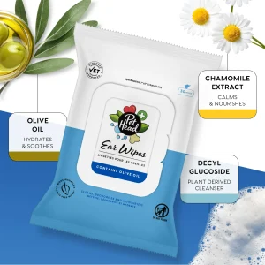 Pet Head Health Ear wipes 30ct.