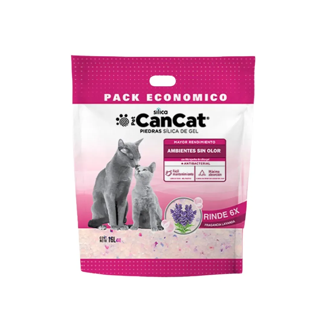 PIEDRITAS SILICA CANCAT FAMILY PACK LAVANDA 16 LT