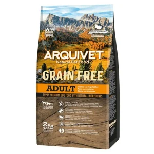 Pienso Arquivet Grain Free Pavo 2kg, 12kg y Pack 2x12kg