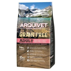 Pienso Arquivet GRAIN FREE Salmon y Atún 2kg, 12kg y Pack Ahorro 2x12kg