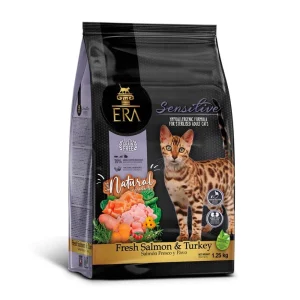 Pienso para Gatos ERA sin cereales de Salmón y Pavo 1.25kg