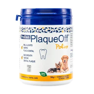 Plaqueoff Polvo Antisarro para higiene bucal de mascotas 60g