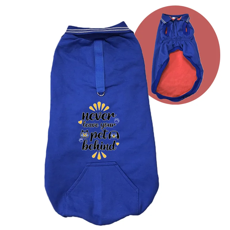 Poleron Azul Rey Rojo Cuello – XL