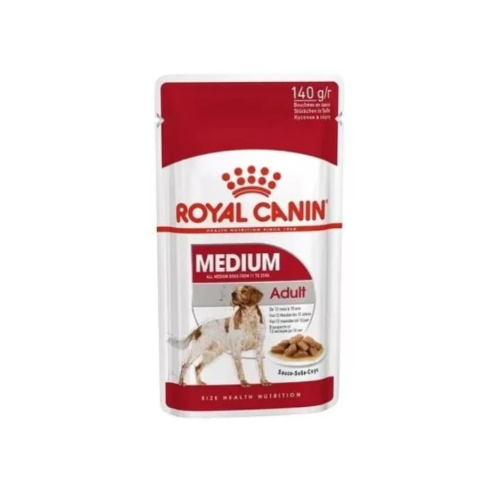 POUCH ROYAL CANIN MEDIUM ADULT 140 GR