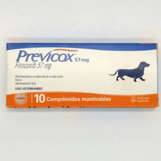 PREVICOX 57 MG 10 COMP