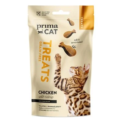 PrimaCat Softy Treats con con pollo y menta para gatos 50 g