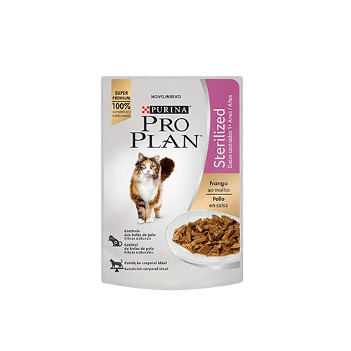 Pro Plan Pouch Alimento Húmedo Gato Esterilizados Pollo 85 Gr - Image 2