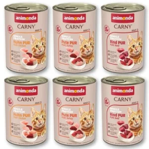 Probierpaket animonda Carny Single Protein Adult Mix 6 x 400 g